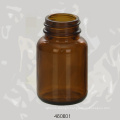 Wide Mouth Amber Bottle